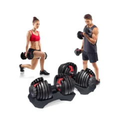 2 Mancuernas Ajustables Power 2,5-24 Kg (Par) Con Base De Almacenamiento -Equipo De Fitness 2 mancuernas ajustables power 25 24 kg par con base de almacenamiento 2
