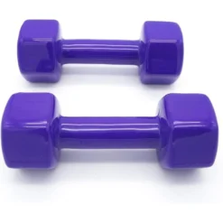 2 Unidades 8 Kg Mancuernas Pesas Hexagonales De Vinilo Fitness Gimnasia Morado -Equipo De Fitness 2 unidades 8 kg mancuernas pesas hexagonales de vinilo fitness gimnasia morado 2