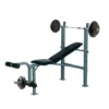 Banco De Pesas HOMCOM Negro Maquina De Fitness 165x68x114cm