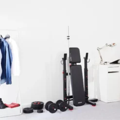 Banco Musculación Con Rack Plegable Corength 8 Banco Musculación Con Rack Plegable Corength -Equipo De Fitness banco musculacion con rack plegable corength 3