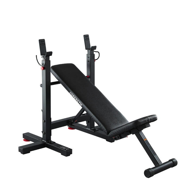 Banco Musculación Con Rack Plegable Corength 1 Banco Musculación Con Rack Plegable Corength
