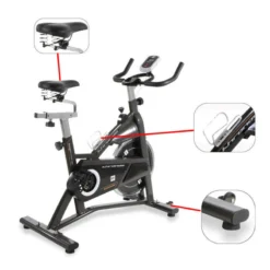 BH Fitness Bicicleta Ciclismo Indoor - Cardio - Khronos Basic II Negra -Equipo De Fitness bicicleta ciclismo indoor cardio khronos basic ii negra 2