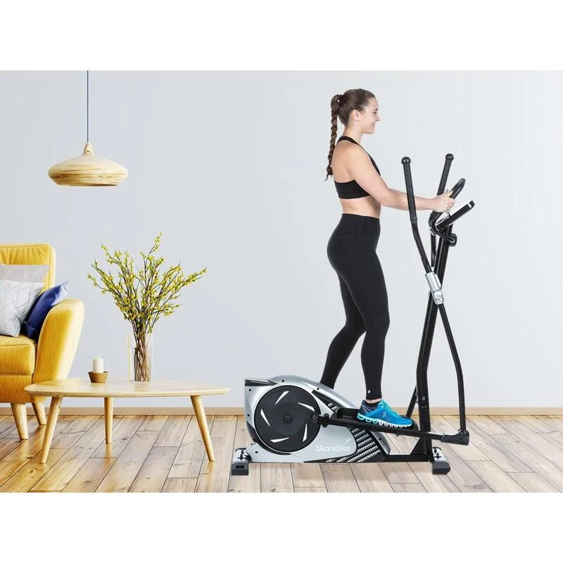 Bicicleta Elíptica - Eleganse - Fitness - Bluetooth - Pulsómetro - Gris 2 Bicicleta Elíptica - Eleganse - Fitness - Bluetooth - Pulsómetro - Gris - Imagen 2