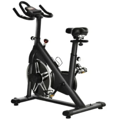 Bicicleta Estática Con Volante 10 Kg HOMCOM 110x57x114 Cm Negro -Equipo De Fitness bicicleta estatica con volante 10 kg homcom 110x57x114 cm negro 3