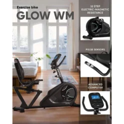 Bicicleta Estática Electromagnético Zipro Glow WM IConsole+ -Equipo De Fitness bicicleta estatica electromagnetico zipro glow wm iconsole 2