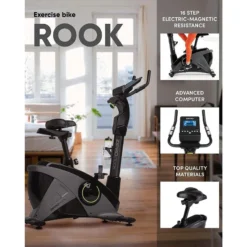 Bicicleta Estática Electromagnético Zipro Rook IConsole+ -Equipo De Fitness bicicleta estatica electromagnetico zipro rook iconsole 2