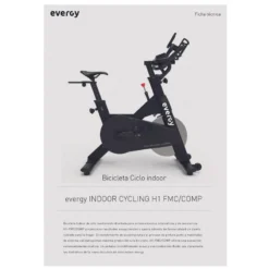 BICICLETA ESTÁTICA SPINING INDOOR H1 -Equipo De Fitness bicicleta estatica spining indoor h1 2