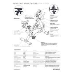 BICILETA ESTÁTICA EVERGY NRF -Equipo De Fitness bicileta estatica evergy nrf 3