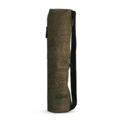 BOLSA DE YOGA EN CUERO DE CORCHO VERDE