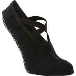 Calcetines Antideslizantes Pilates Bailarinas Negro