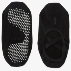 Calcetines Antideslizantes Pilates Bailarinas Negro -Equipo De Fitness calcetines antideslizantes pilates bailarinas negro 4