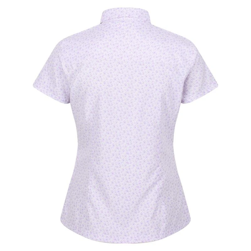 Regatta Camisa Mindano VI Margarita De Manga Corta Para Mujer Lila Pastel 2 Regatta Camisa Mindano VI Margarita De Manga Corta Para Mujer Lila Pastel - Imagen 2