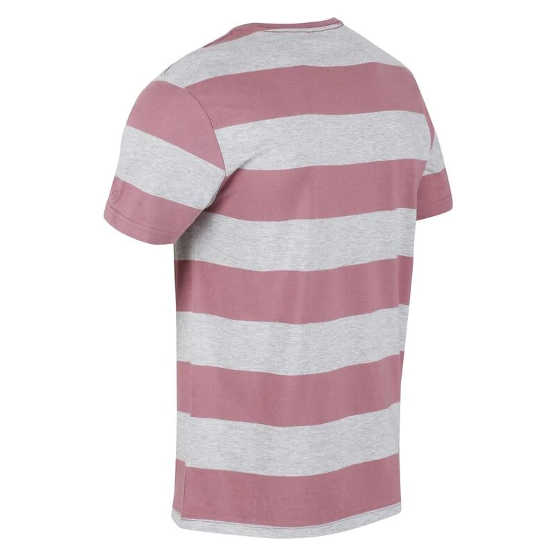 Regatta Camiseta Brayden De Rayas Para Hombre Malva 4 Regatta Camiseta Brayden De Rayas Para Hombre Malva - Imagen 4