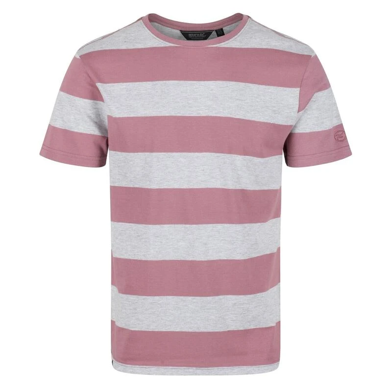Regatta Camiseta Brayden De Rayas Para Hombre Malva 1 Regatta Camiseta Brayden De Rayas Para Hombre Malva