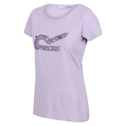 Regatta Camiseta Breezed II Mariposas Para Mujer Lila Pastel -Equipo De Fitness camiseta breezed ii mariposas para mujer lila pastel 2