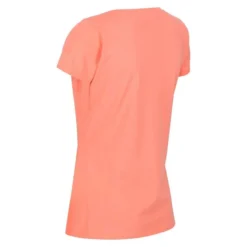 Regatta Camiseta Breezed II Para Mujer Coral Fusión -Equipo De Fitness camiseta breezed ii para mujer coral fusion 2