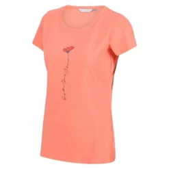 Regatta Camiseta Breezed II Para Mujer Coral Fusión -Equipo De Fitness camiseta breezed ii para mujer coral fusion 3