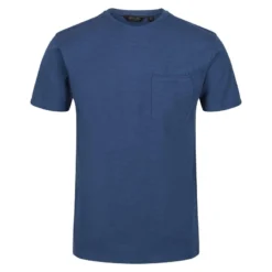 Regatta Camiseta Caelum De Slub Para Hombre Verde Ópalo -Equipo De Fitness camiseta caelum de slub para hombre denim oscuro