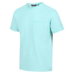 Regatta Camiseta Caelum De Slub Para Hombre Verde Ópalo -Equipo De Fitness camiseta caelum de slub para hombre verde opalo 2