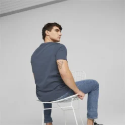 Camiseta Con Logotipo Pequeño Essentials Hombre PUMA -Equipo De Fitness camiseta con logotipo pequeo essentials hombre puma 2