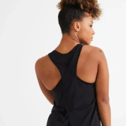 Camiseta Crosstraining Musculación Sin Mangas Tirantes Mujer Negro 7 Camiseta Crosstraining Musculación Sin Mangas Tirantes Mujer Negro -Equipo De Fitness camiseta crosstraining musculacion sin mangas tirantes mujer negro 2