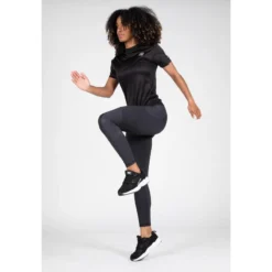 Gorilla Wear Camiseta De Manga Corta - Raleigh - Negro -Equipo De Fitness camiseta de manga corta raleigh negro 2