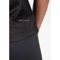 Gorilla Wear Camiseta De Manga Corta - Raleigh - Negro -Equipo De Fitness camiseta de manga corta raleigh negro 3