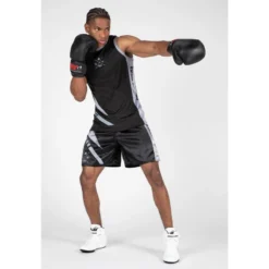 Gorilla Wear Camiseta De Tirantes Hornell Negra - Gris 7 Gorilla Wear Camiseta De Tirantes Hornell Negra - Gris -Equipo De Fitness camiseta de tirantes hornell negra gris 2