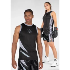 Gorilla Wear Camiseta De Tirantes Hornell Negra - Gris