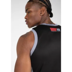 Gorilla Wear Camiseta De Tirantes Hornell Negra - Gris 9 Gorilla Wear Camiseta De Tirantes Hornell Negra - Gris -Equipo De Fitness camiseta de tirantes hornell negra gris 4