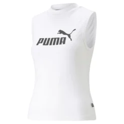Camiseta De Tirantes Mujer Essentials Slim Logo PUMA -Equipo De Fitness camiseta de tirantes mujer essentials slim logo puma 5