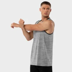 Camiseta De Tirantes Track Grey -Equipo De Fitness camiseta de tirantes track grey 2