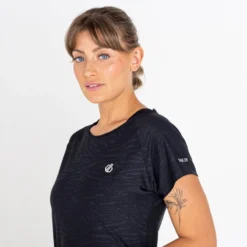 Dare 2b Camiseta Defy II Para Mujer Negro 9 Dare 2b Camiseta Defy II Para Mujer Negro -Equipo De Fitness camiseta defy ii para mujer negro 3