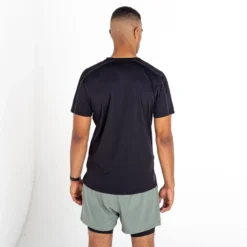 Dare 2b Camiseta Discernible Hombres Negro -Equipo De Fitness camiseta discernible hombres negro 3