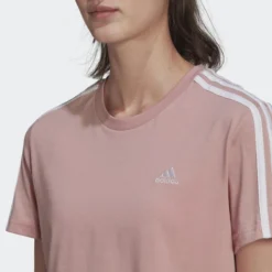 ADIDAS Camiseta Essentials Loose Cropped 3 Bandas -Equipo De Fitness camiseta essentials loose cropped 3 bandas 4