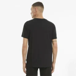 Camiseta Essentials Small Logo Hombre PUMA Negro -Equipo De Fitness camiseta essentials small logo hombre puma negro 2