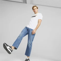 Camiseta Essentials+2 Colour Logo Hombre PUMA Blanco -Equipo De Fitness camiseta essentials2 colour logo hombre puma blanco 4