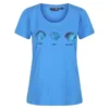 Regatta Camiseta Filandra VI Conchas Marinas Para Mujer Azul Sonic