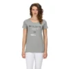 Regatta Camiseta Filandra VI Jaspeada Para Mujer Gris Plateado