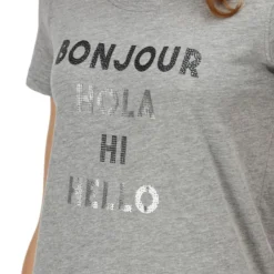 Regatta Camiseta Filandra VI Jaspeada Para Mujer Gris Plateado -Equipo De Fitness camiseta filandra vi jaspeada para mujer gris plateado 2