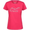 Regatta Camiseta Fingal VI Flor Para Mujer Rosa Rethink
