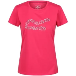 Regatta Camiseta Fingal VI Flor Para Mujer Rosa Rethink