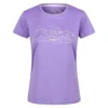 Regatta Camiseta Fingal VI Montaña Para Mujer Amatista Clara