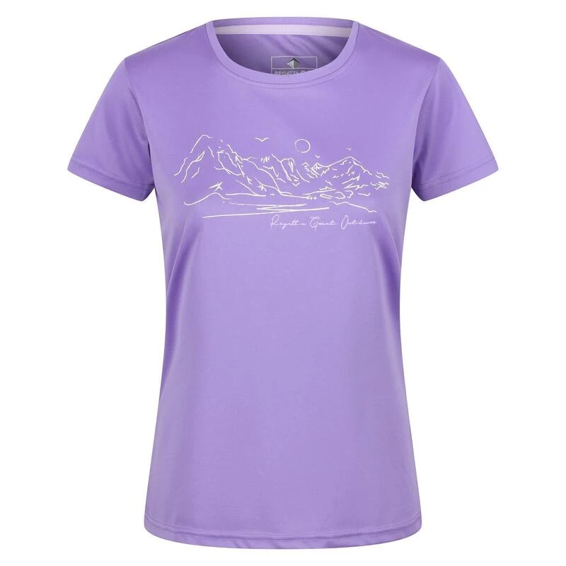 Regatta Camiseta Fingal VI Montaña Para Mujer Amatista Clara 1 Regatta Camiseta Fingal VI Montaña Para Mujer Amatista Clara