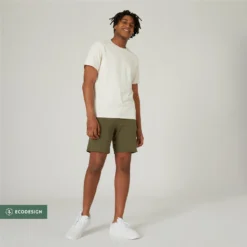 Camiseta Fitness 500 Hombre No Dye Regular