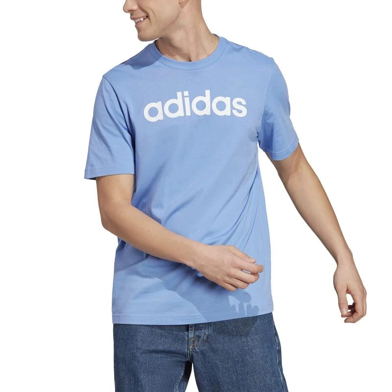 Camiseta Fitness Adidas Hombre Azul 2 Camiseta Fitness Adidas Hombre Azul - Imagen 2