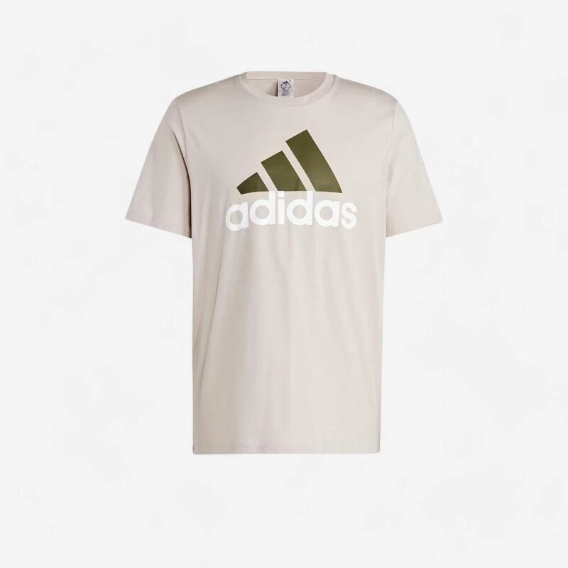 Camiseta Fitness Adidas Hombre Color Topo 1 Camiseta Fitness Adidas Hombre Color Topo