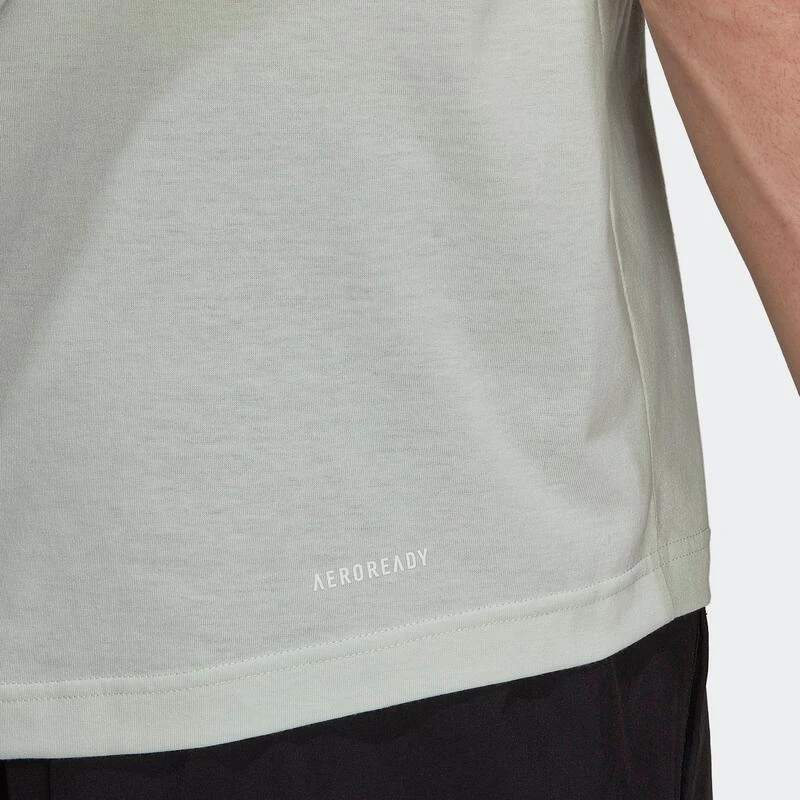 Camiseta Fitness Cardio Adidas Hombre Verde 3 Camiseta Fitness Cardio Adidas Hombre Verde - Imagen 3
