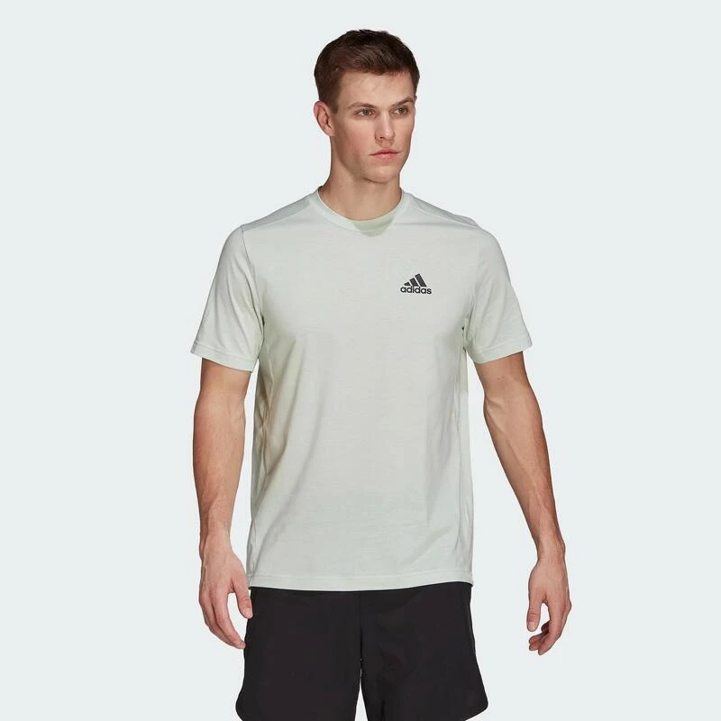 Camiseta Fitness Cardio Adidas Hombre Verde 1 Camiseta Fitness Cardio Adidas Hombre Verde