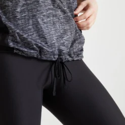 Camiseta Fitness Manga Corta Mujer Domyos 120 Negro -Equipo De Fitness camiseta fitness manga corta mujer domyos 120 negro 4